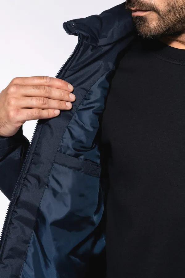 Men's removable-sleeve jacket