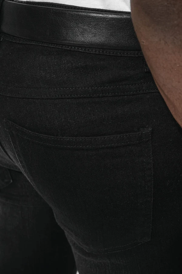 Basic Herren Jeanshose mit Polyester