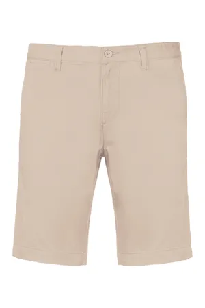 Bermuda aus Chino für Herren Beige