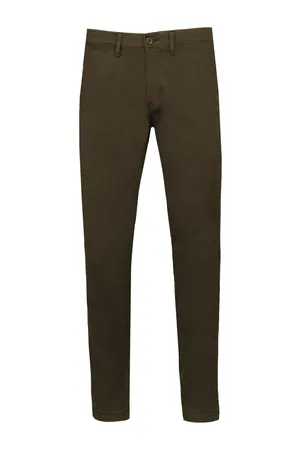 Premium-Chinohose Washed Bronze