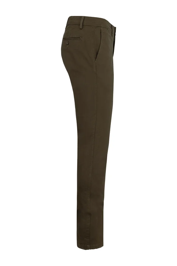Premium-Chinohose Washed Bronze