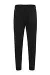 Umweltfreundliche Herrenhose aus ungebürstetem Molton Black