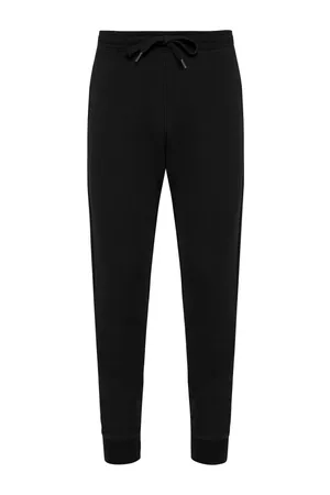 Umweltfreundliche Herrenhose aus ungebürstetem Molton Black