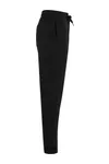 Umweltfreundliche Herrenhose aus ungebürstetem Molton Black