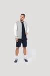 Men’s eco-friendly French terry bermuda shorts