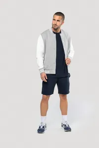 Men’s eco-friendly French terry bermuda shorts