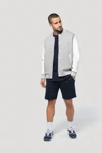 Men’s eco-friendly French terry bermuda shorts