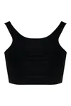 Umweltfreundlicher, nahtloser Push-up-BH Black