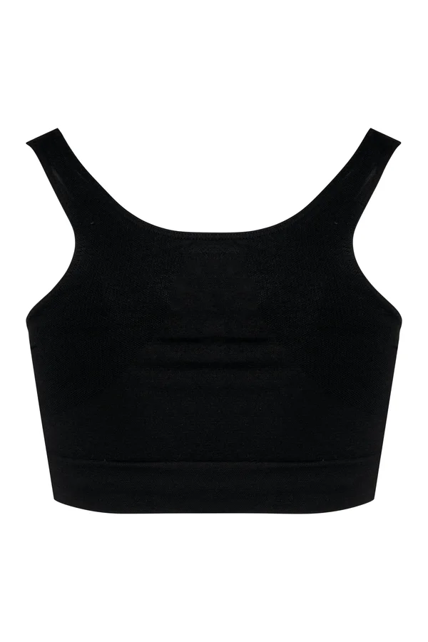 Umweltfreundlicher, nahtloser Push-up-BH Black