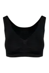 Umweltfreundlicher, nahtloser Push-up-BH Black