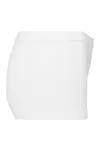 Umweltfreundliche nahtlose Damen-Shorty mit tiefem Bund White