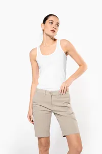 Ladies’ chino Bermuda shorts