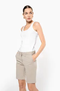 Ladies’ chino Bermuda shorts