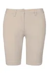 Bermuda aus Chino für Damen Beige