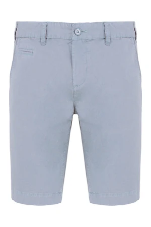 Men's washed effect bermuda shorts