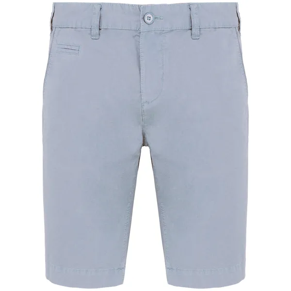 Men's washed effect bermuda shorts