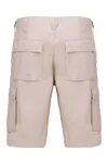 Leichte Bermuda-Shorts für Herren mit mehreren Taschen Beige