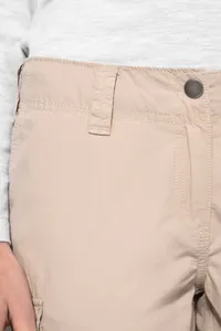 Ladies' lightweight multipocket bermuda shorts