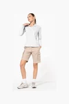 Ladies' lightweight multipocket bermuda shorts
