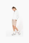Ladies' lightweight multipocket bermuda shorts