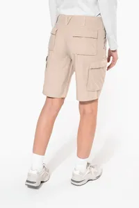 Ladies' lightweight multipocket bermuda shorts