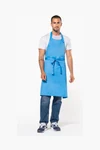 Polycotton apron without pocket