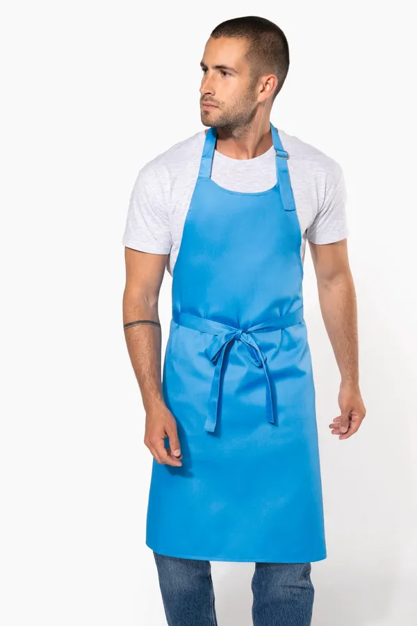 Polycotton apron without pocket