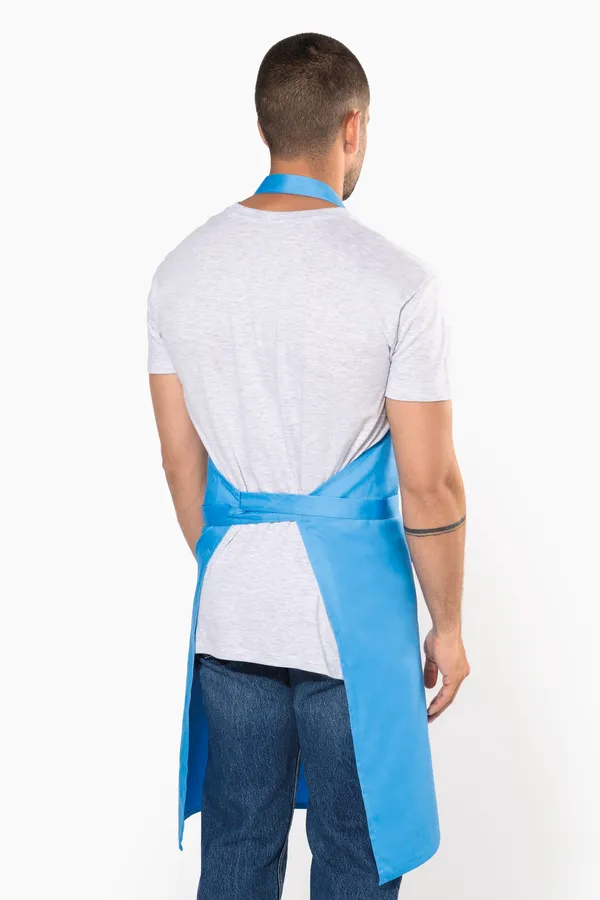 Polycotton apron without pocket