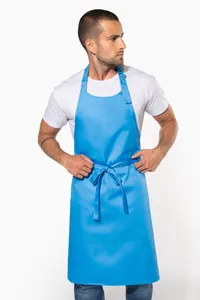 Polycotton apron without pocket