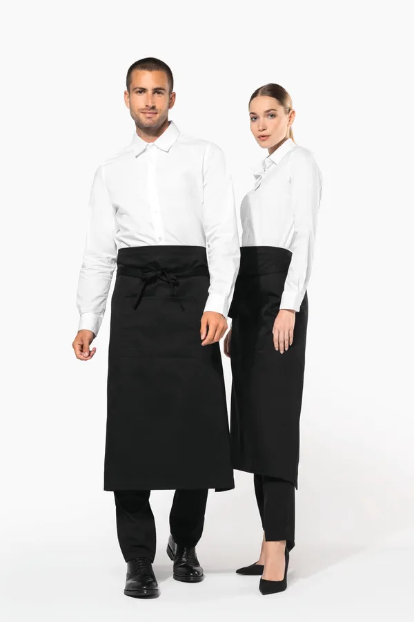 Polycotton extra-long apron