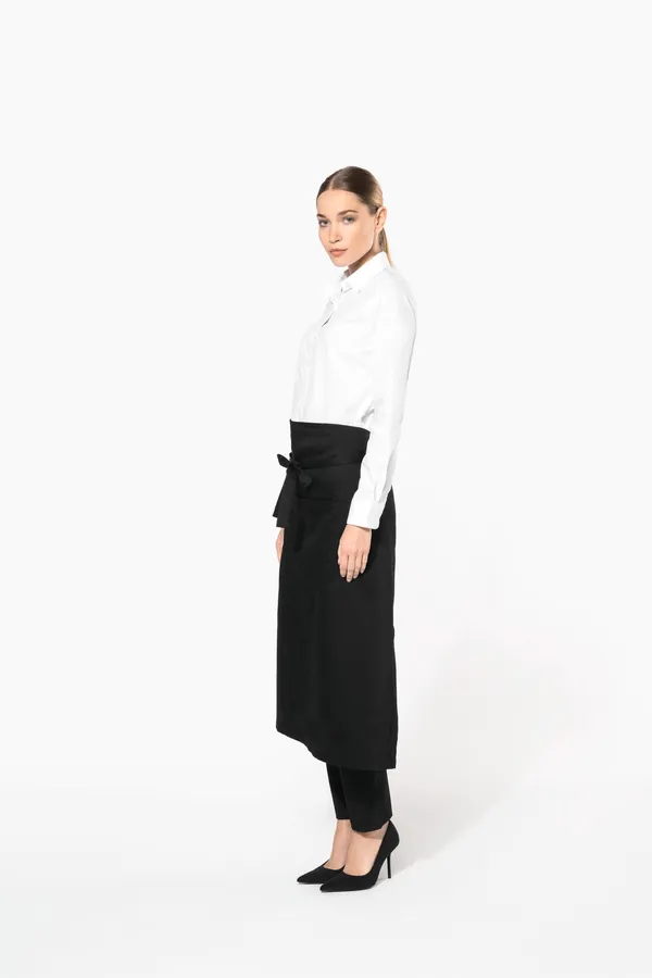 Polycotton extra-long apron
