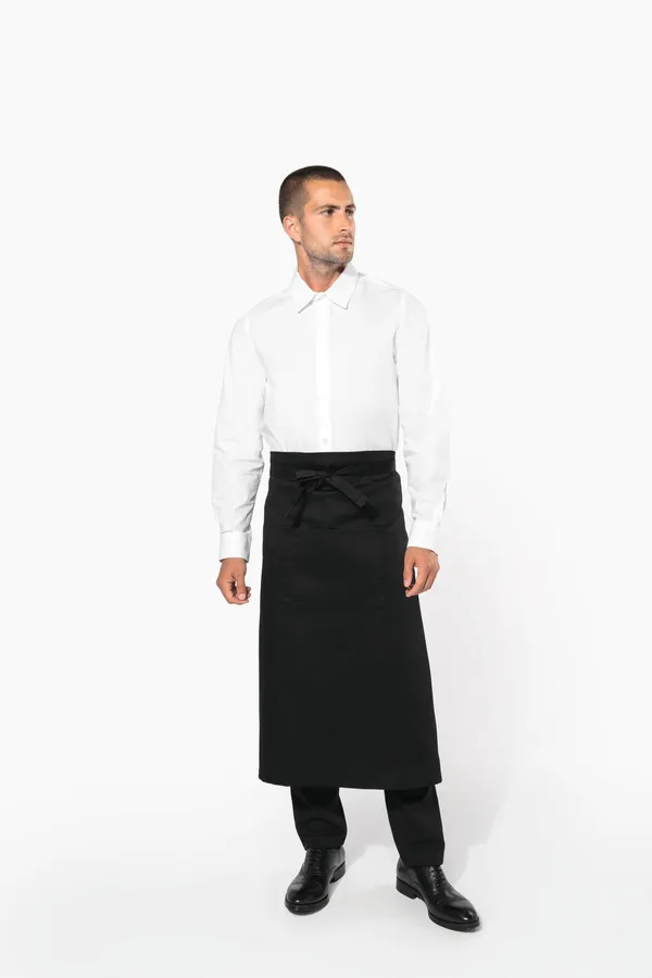 Polycotton extra-long apron