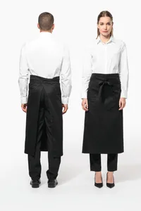 Polycotton extra-long apron
