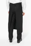 Extra lange Schürze Black