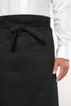 Extra lange Schürze Black