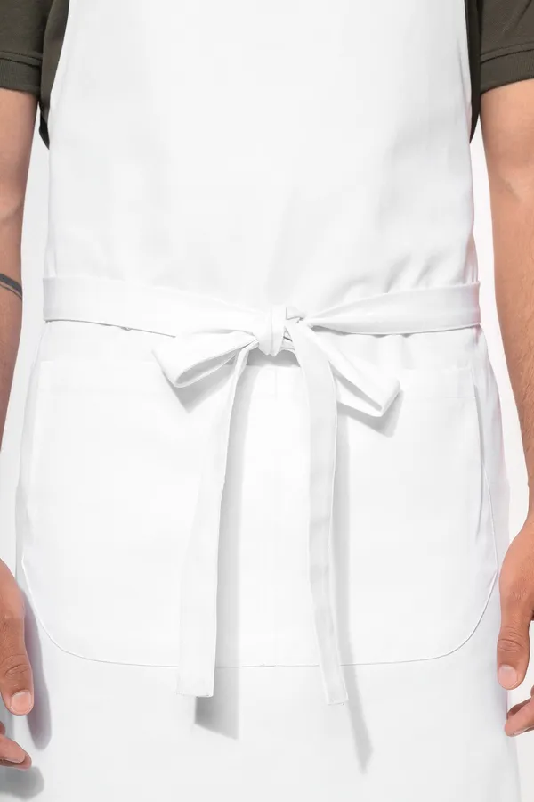 Cotton apron high-temperature washable
