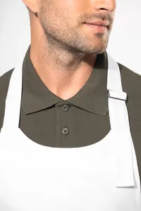 Cotton apron high-temperature washable