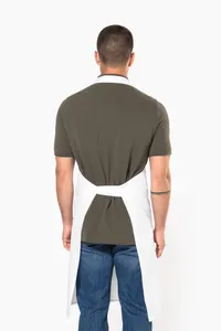 Cotton apron high-temperature washable