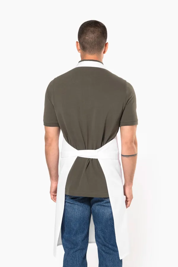 Cotton apron high-temperature washable