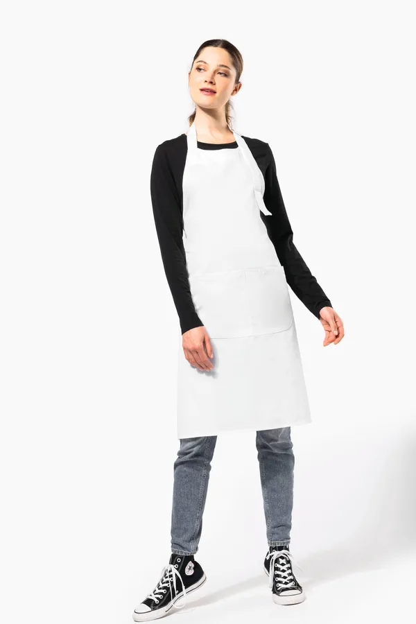Polycotton apron high-temperature washable