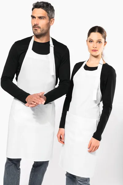 Polycotton apron high-temperature washable