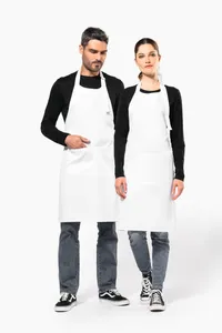 Polycotton apron high-temperature washable