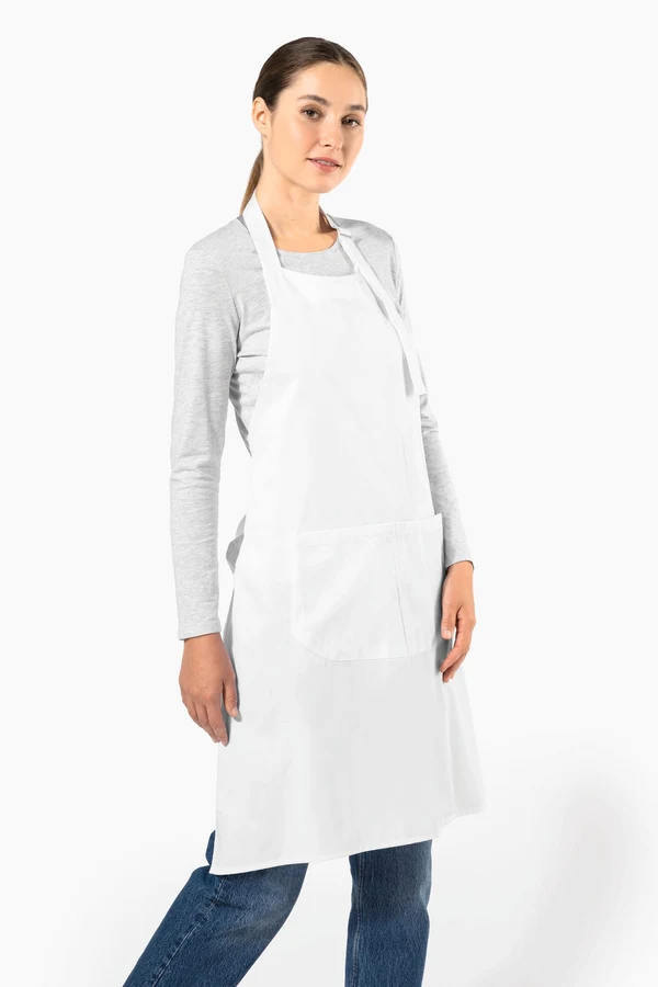 Bei hohen Temperaturen waschbare Schürze aus Baumwollpolyester