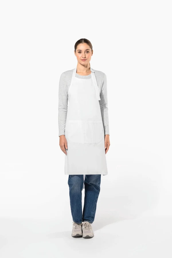Bei hohen Temperaturen waschbare Schürze aus Baumwollpolyester