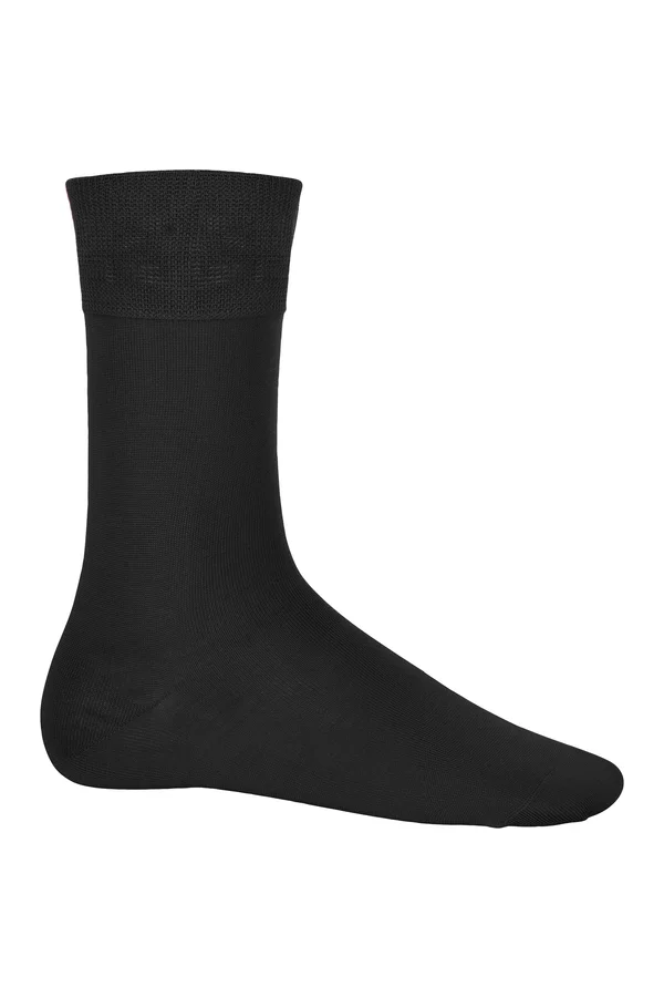 City-Socken Baumwolle Black