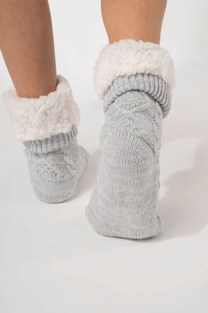 Lounge-Socke mit Sherpafutter