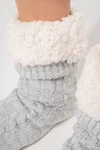 Lounge-Socke mit Sherpafutter