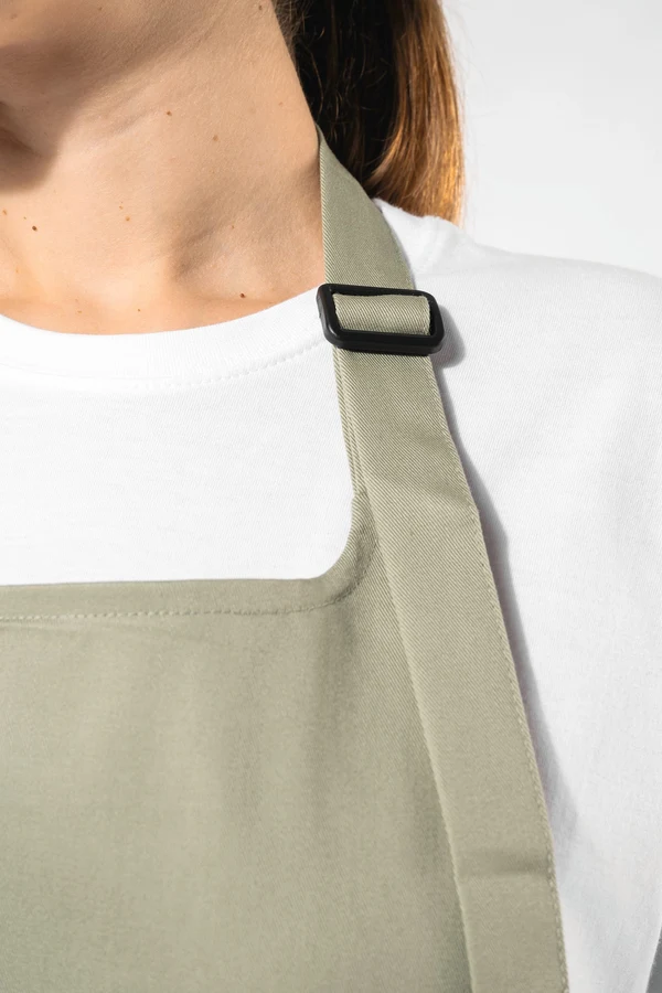 Bio-Baumwolle Schürze mit Tasche