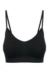 Nahtloser Damen-Sport-BH Black