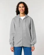 Oversize-Unisex-Kapuzensweatshirt aus recyceltem Fleece